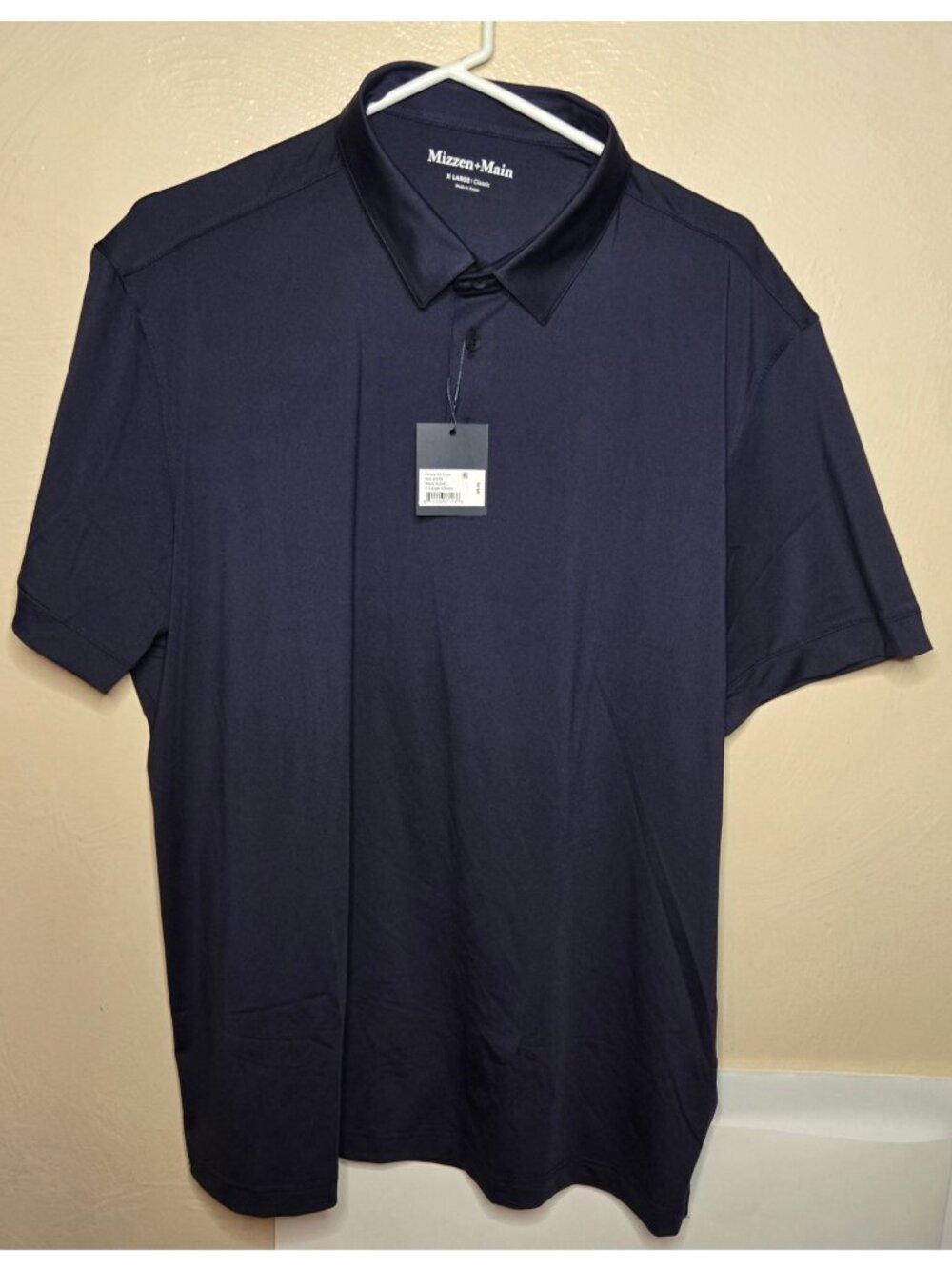 Mizzen & Main Casual Classic Versa Polo BNWT Size XL Premium Golf